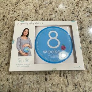 Pregnancy Belly Stickers - Blue